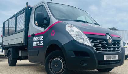mobile metals collection vehicle portsmouth, fareham and gosport